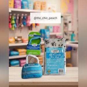 🩷$15 | PET BUNDLE |Retractable Leash | Boutique Dog Toy/Squeaky|All Purpose Mat